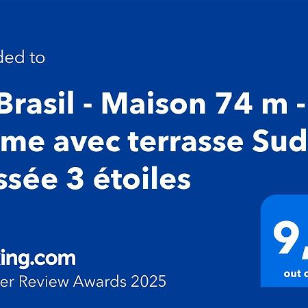 Le Brasil - Maison 74 M - Calme Avec Terrasse Sud Classee 3 Etoiles 르불루 외부 사진